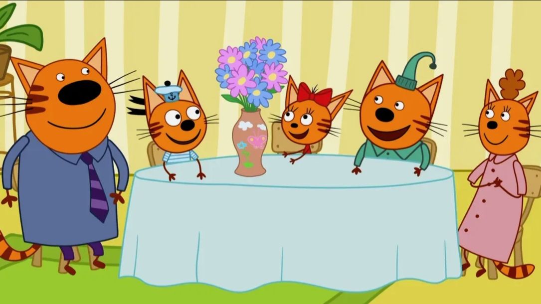 Три Кота - Большой сборник игровых мультиков Три кота для детей - Мультфильм игра ТРИ КОТА смотреть онлайн