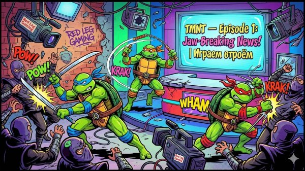 Teenage Mutant Ninja Turtles: Shredder’s Revenge — Episode 1 | Играем втроём | PS5