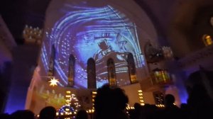 concert with sand drawing