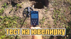 XP Deus тест на золото в грунте