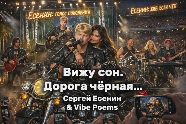 Вижу сон. Дорога чёрная… Сергей Есенин & Vibe Poems смотреть онлайн