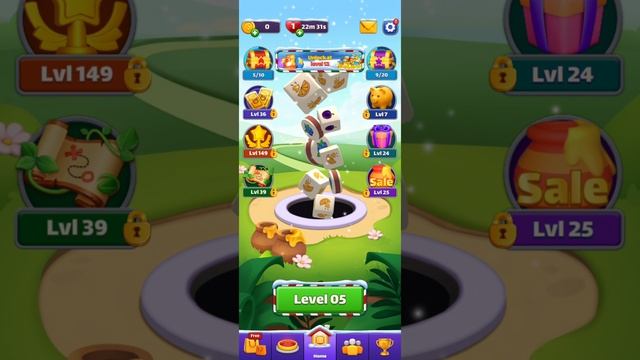 Игра Tiles In Hole новая!!! смотреть онлайн