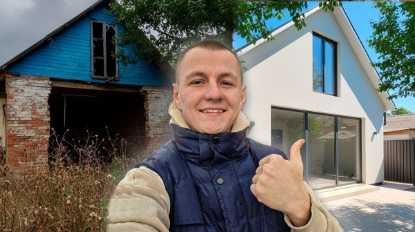 2 ГОДА НЕ ВЫХОДИЛ СО СТРОЙКИ 😭 ВОССТАНАВЛИВАЯ РОДИТЕЛЬСКИЙ ДОМ! 😍 #дом #diy #свойдом #допосле