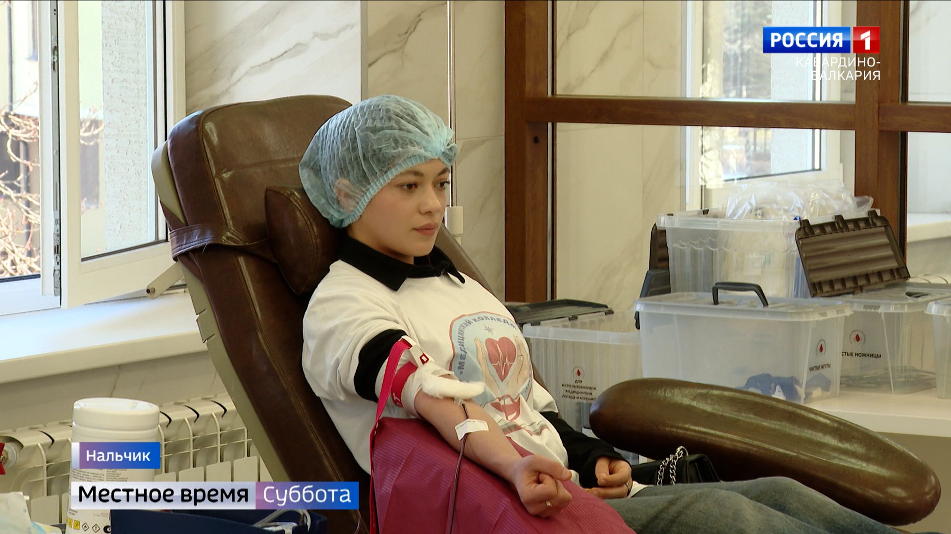 Студенты КБР сдают кровь в рамках благотворительной акции смотреть онлайн