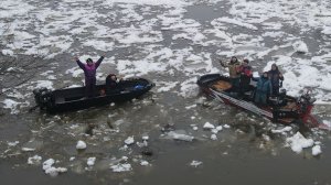 Лодки Гунч ЛЕДОКОЛЫ закрытие сезона 2025 в декабре месяце.