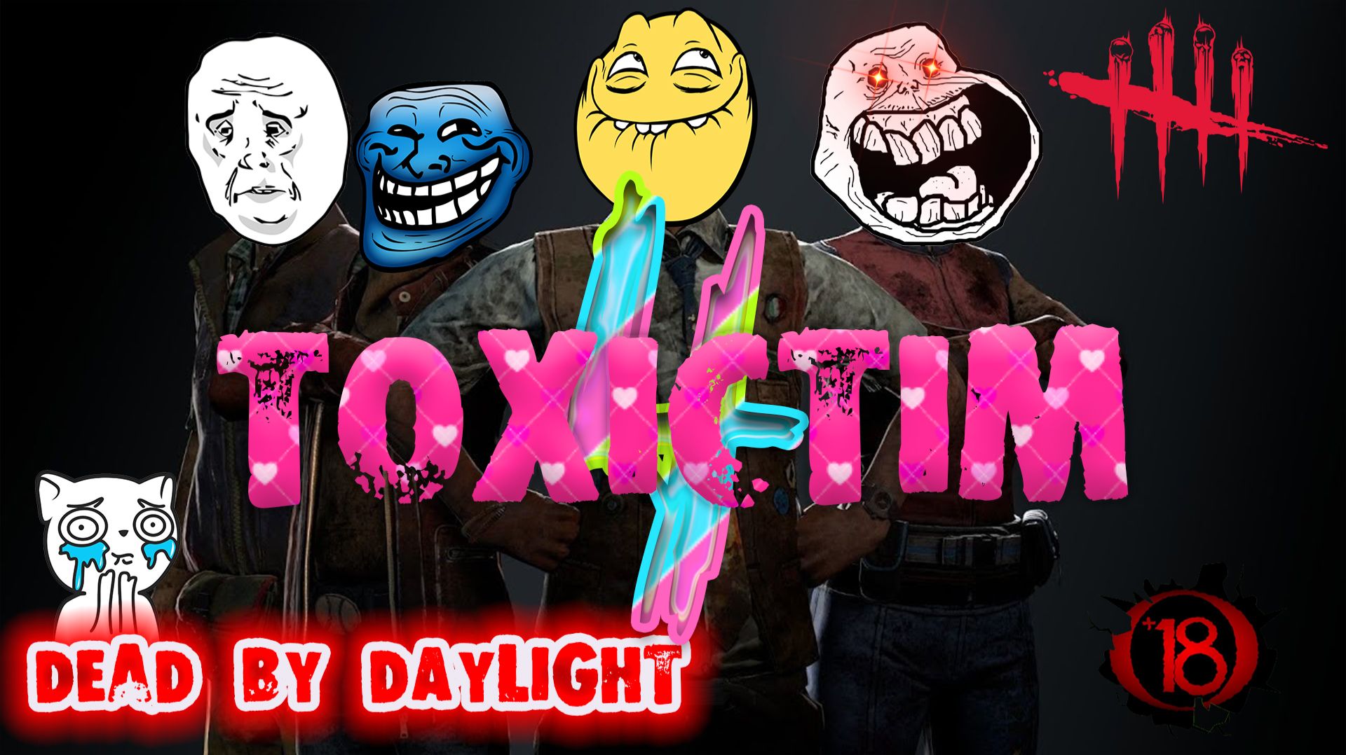 Dead by Daylight - ToxicTim 4 генрашеры !!! Полное нубло мансит смотреть онлайн