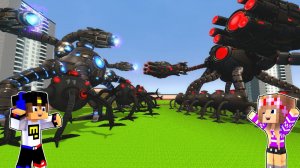 ОМНИДРОИДЫ ПРОТИВ КАМЕРАМЕН в МАЙНКРАФТ ДЕВУШКА НУБ И ПРО ВИДЕО ТРОЛЛИНГ ЕВГЕНБРО MINECRAFT Евгенбро