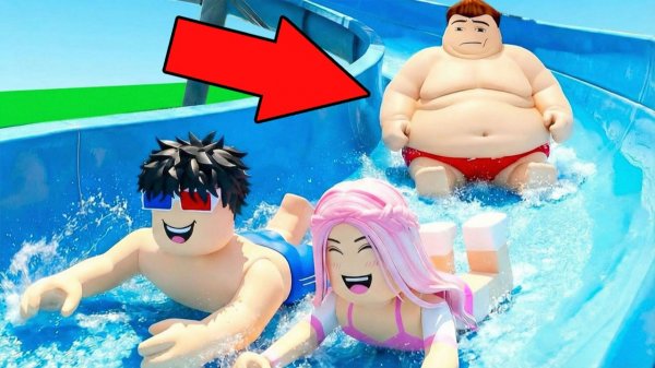 💧МЫ ПОСТРОИЛИ САМЫЙ БОЛЬШОЙ АКВАПАРК В РОБЛОКС! ШЕДИ МЕН ROBLOX