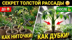 Мало кто знает секретный способ посева для жирной и коренастой рассады.