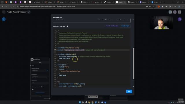 3. Flowise AI Agent & n8n Webhook Integrate Sheets with JavaScript & HTTP request смотреть онлайн