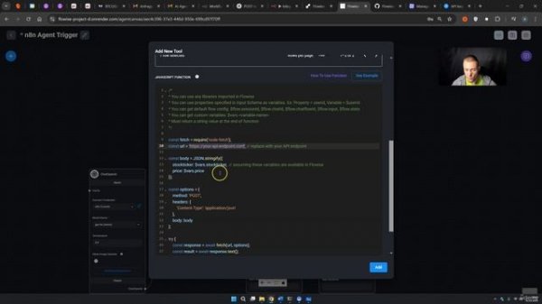 3. Flowise AI Agent & n8n Webhook Integrate Sheets with JavaScript & HTTP request