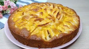Яблочный пирог | Пирог много яблок | Простой рецепт яблочного пирога