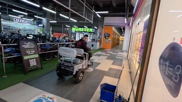 ️Трицикл Leopard C6 с кузовом в деле