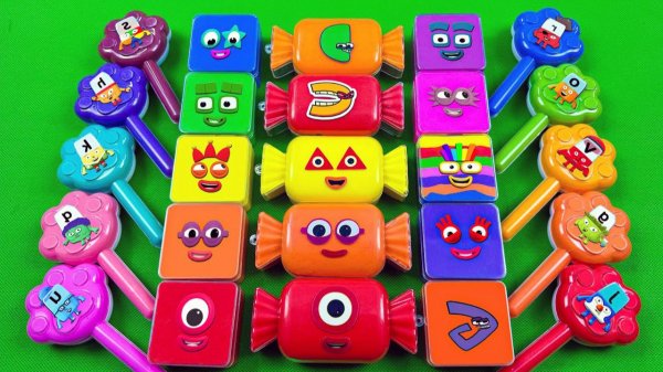 Мультики для детей и малышей. Залипательные игрушки, антистрессики и слаймы. Мультики залипалки