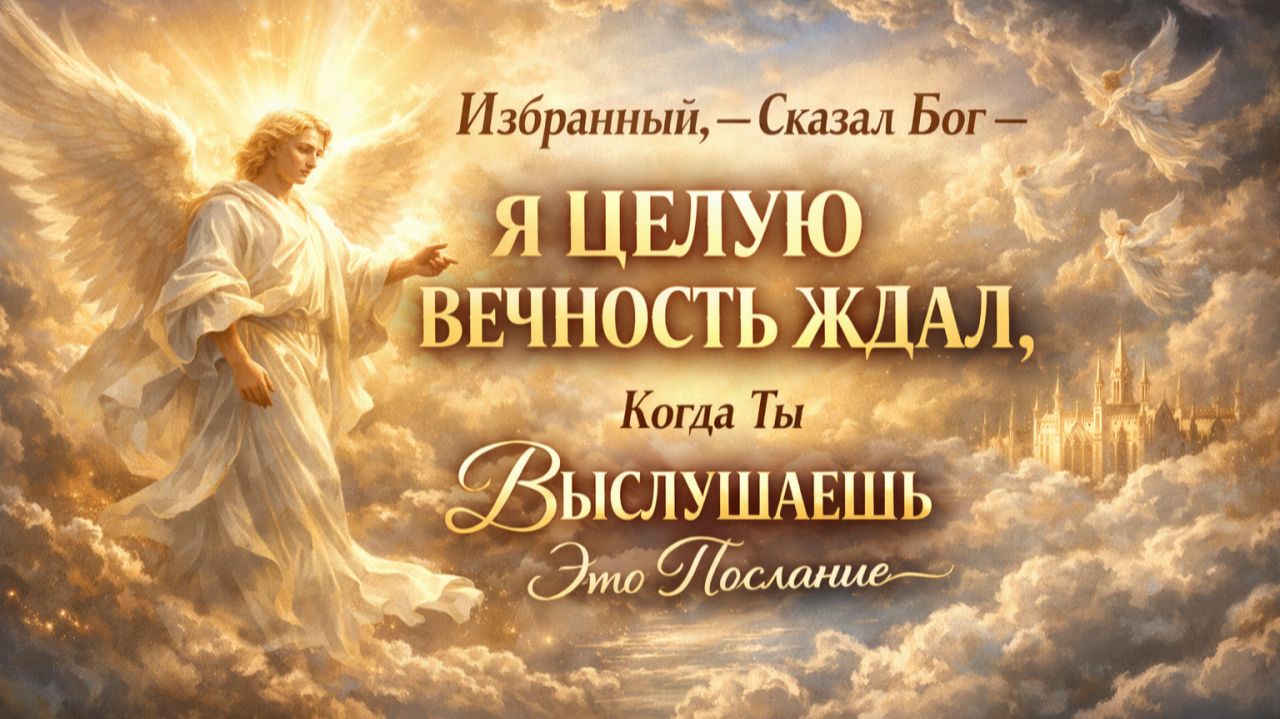 Избранный, — Сказал Бог — Я ЦЕЛУЮ ВЕЧНОСТЬ ЖДАЛ, Когда Ты ВЫСЛУШАЕШЬ Это Послание 😳🕊️ смотреть онлайн