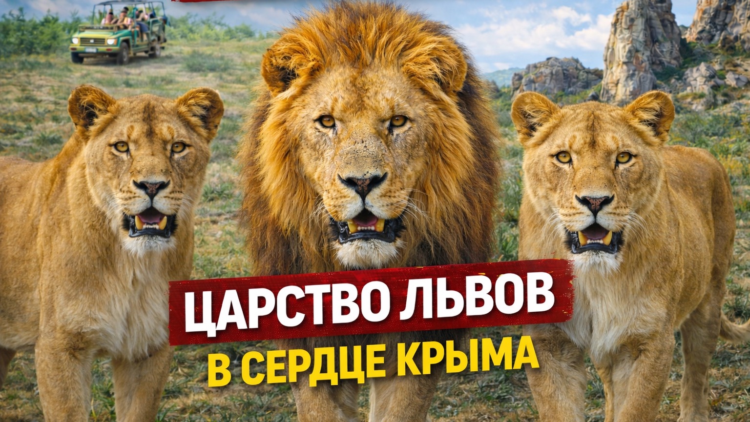 Это надо видеть! Царство львов в сердце Крыма