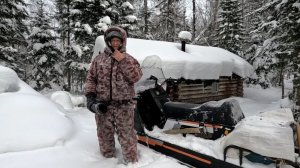 Еду в западную. Лоси приходят. Добыл соболя.Опять мороз.