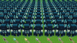 ЭПИЧЕСКИЙ КОПЬЯ против ВАРДЕНОВ В МАЙНКРАФТЕ