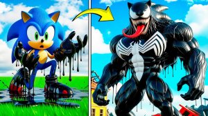 ПРОКАЧАЛ СОНИКА В ВЕНОМА СИМБИОТА в ГТА 5! ЭВОЛЮЦИЯ В GTA 5 ОНЛАЙН