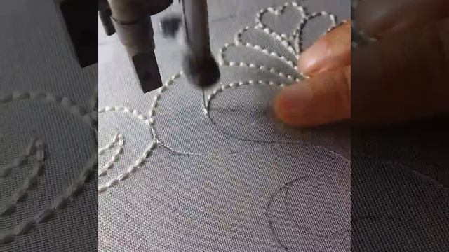 Прекрасная идея машинной вышивки 🪡