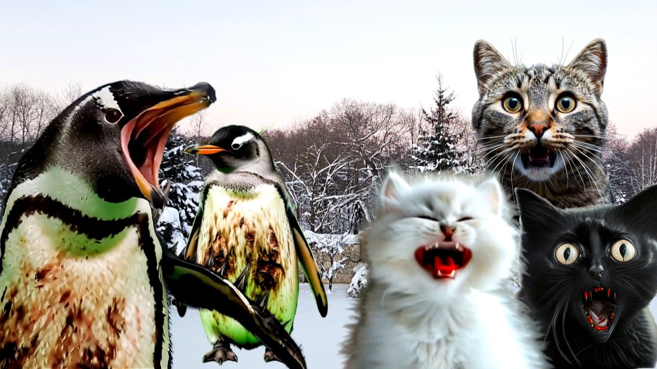 МОНСТРЫ - ПИНГВИНЫ в нашем дворе!ZOOCHOSIS! смотреть онлайн