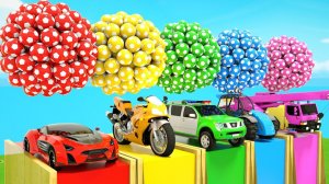 Мультики про машинки для детей. Забавные песенки для малышей. Веселые машинки для детей.