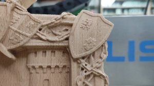 Фрезеровка панно созданного с помощью ИИ. Картинка-STL-Artcam. #MeshyAl. Фрезы по дереву для чпу