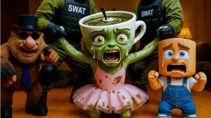 Балерина Капучино зомби в беде, но Танг Танг может её спасти.