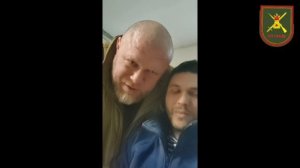 Максим Новосёлов навестил в госпитале своего раненого друга - бойца 123 Бригады "Самарканда"