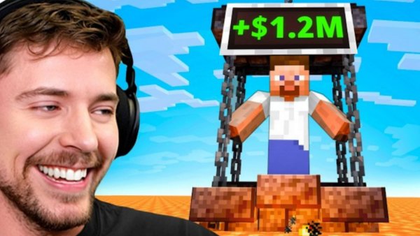 Mr.BEAST (МИСТЕР БИСТ) 1000$ ЗА КАЖДУЮ МИНУТУ ВЫЖИВАНИЯ В МАЙНКРАФТ, НОВОЕ ВИДЕО ПРО МАЙНКРАФТ 2026