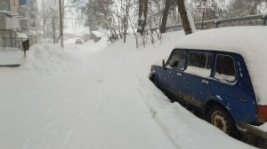 Авто и метель.