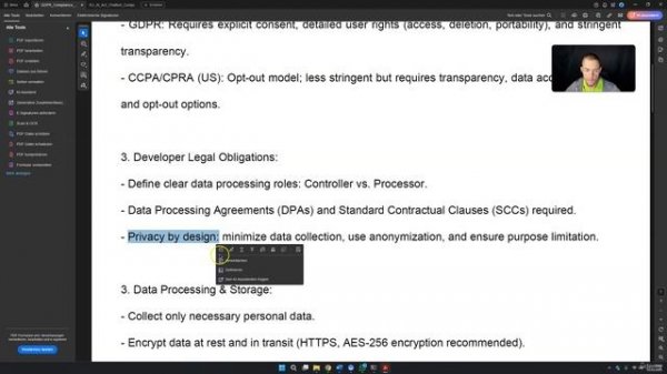 9. EU & US Compliance GDPR (DSGVO), CCPACPRA & the EU AI Act