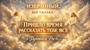 Избранный, Бог Сказал: ПРИШЛО ВРЕМЯ РАССКАЗАТЬ ТЕБЕ ВСЁ о ДУХОВНОМ РОСТЕ 😳🕊️