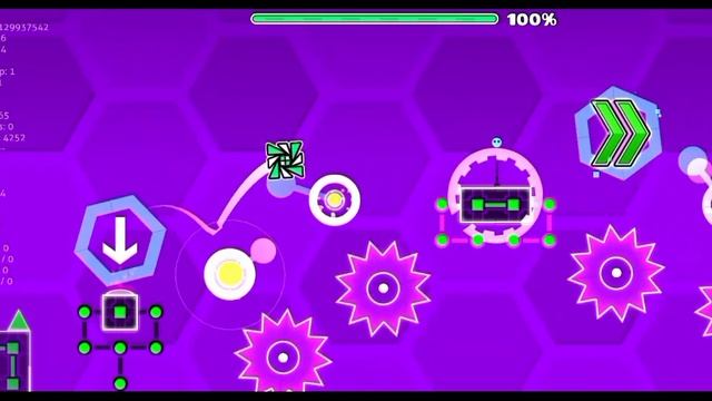 Geometry dash, нос 10-ью монетами! Третья часть смотреть онлайн