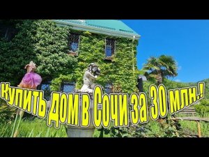 Купить дом в Сочи! 30 млн.! У озера! Большой участок!