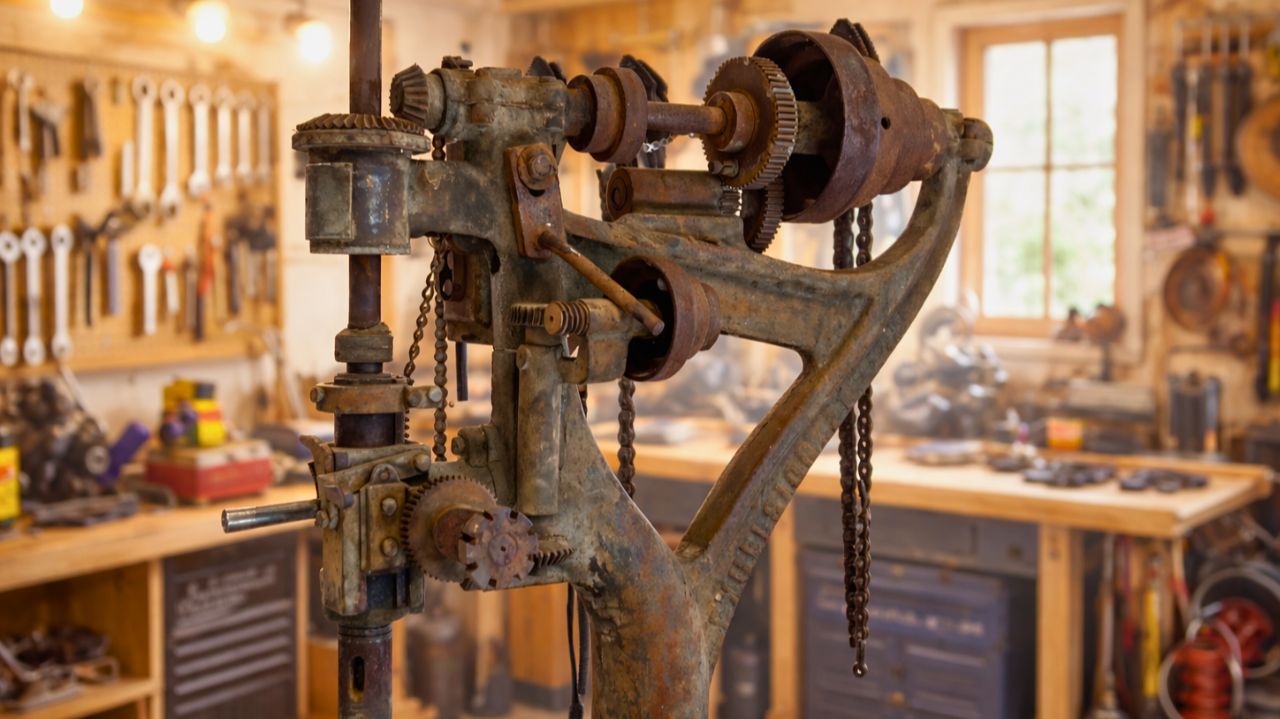 Реставрация Старого Сверлильного Станка Royersford Excelsior 21 смотреть онлайн