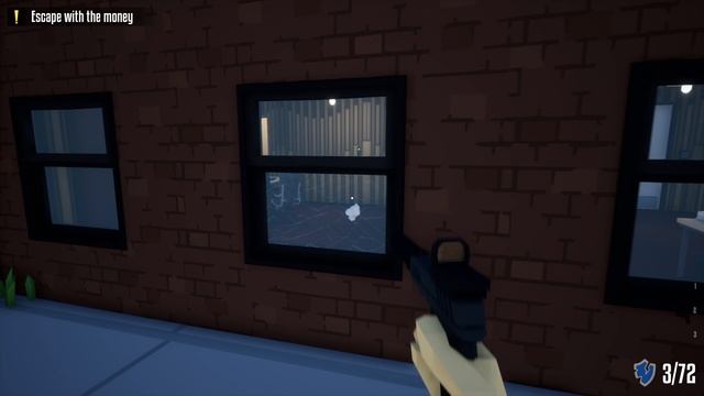 ограбление ювелирки + небольше обучение (One-armed Robber)