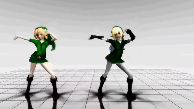 MMD Линк и Бен