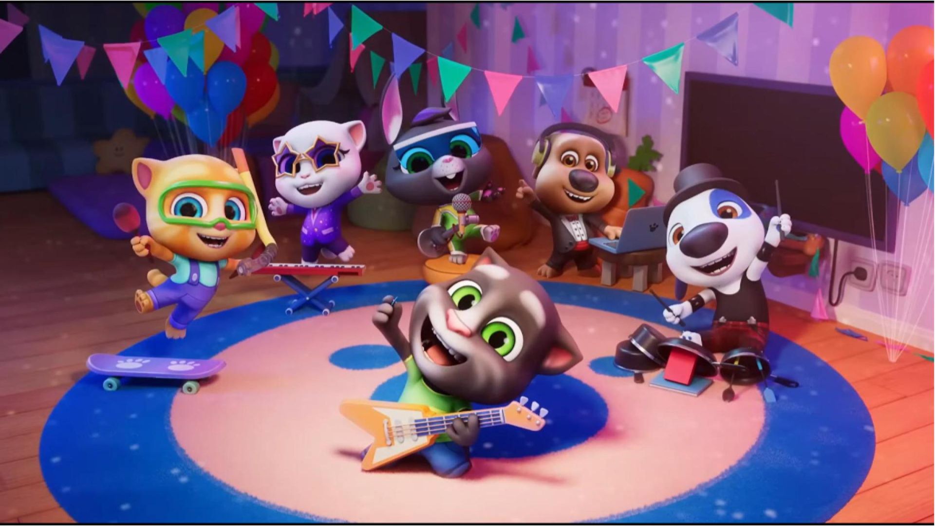 Кот ТОМ и его друзья смотреть онлайн