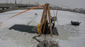 Часть два вытаскиваем утонувший снегоход STELS ставр 600