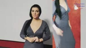 Платье с узлом замок на декольте без выкройки своими руками  ч.1