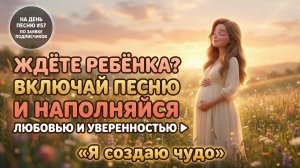 НА ДЕНЬ ПЕСНЮ #57 | Красивая ПЕСНЯ-АФФИРМАЦИЯ для женщин | "Я создаю чудо"