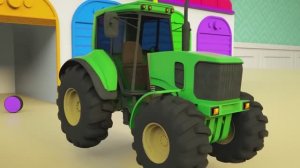 Мультики - Колеса на автобусе, детские машинки и разные фигуры - Детские стишки и детские песенки