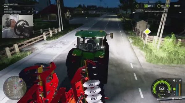 Farming Simulator 25 - Ферма Кларксона - 01 сезон 005 часть - комбайнёр - Moza R5