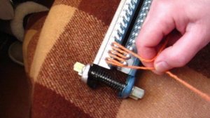 10. Вязание на ручной вязальной машинке "Ивушка". Измерение длины петли