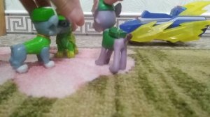 РОККИ, МОККИ И АЙПОККИ УГНАЛИ МАШИНУ ГОНЩИКА!!!🚓 ПРИКОЛЫ ЩЕНЯЧЕГО ПАТРУЛЯ №2