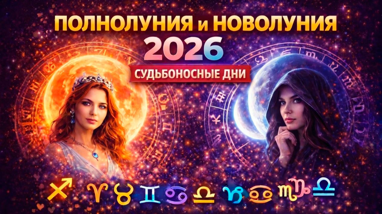 Полнолуния и Новолуния 2026 года: судьбоносные дни и их влияние смотреть онлайн