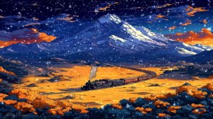 ЗИМНЯЯ БЕЗУМНО КРАСИВАЯ УСПОКАИВАЮЩАЯ МУЗЫКА ДЛЯ СНА 🎵 РАССЛАБЛЯЮЩАЯ МУЗЫКА ДЛЯ ДУШИ В ПОЕЗДЕ