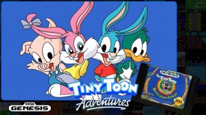 Tiny Toon Adventures: Buster's Hidden Treasure (SEGA Genesis, Mega Drive) 1993 | СТРИМ