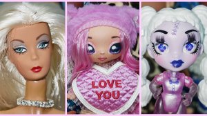 Три куколки, псевдо Силка на теле псевдо мизи, маленький Монстрик и Валентинка на-на-на сюрпрайз 🩷